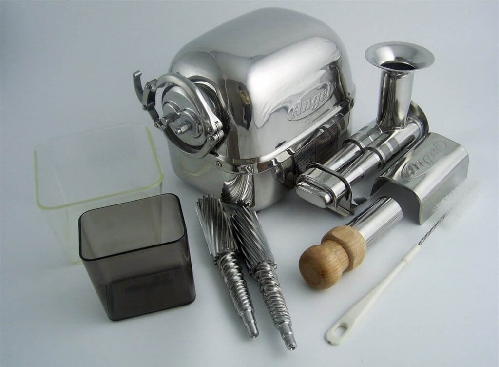 Super Angel All Stainless Steel Twin Gear Juicer - 5500 Parts